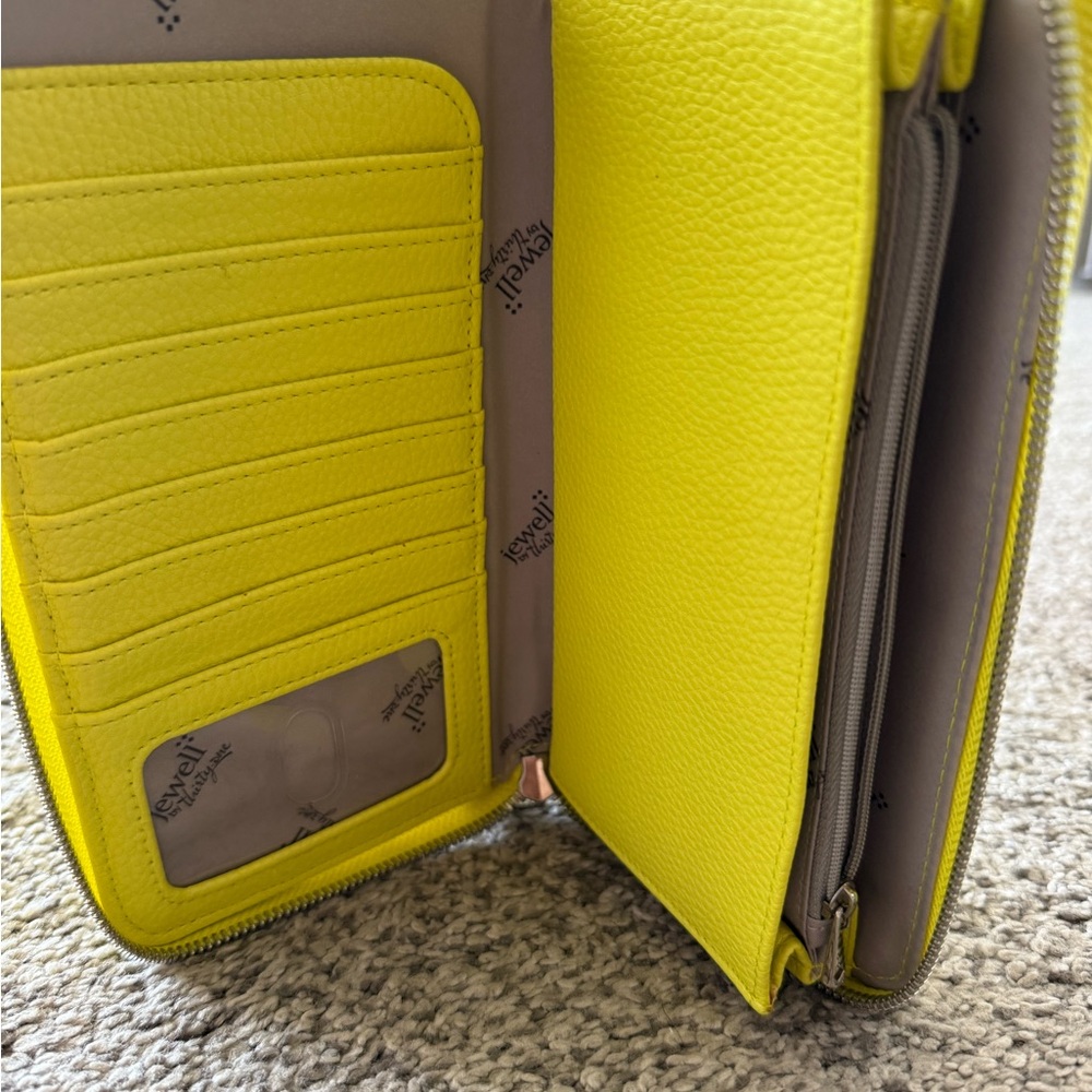 Yellow Vegan Leather Wallet